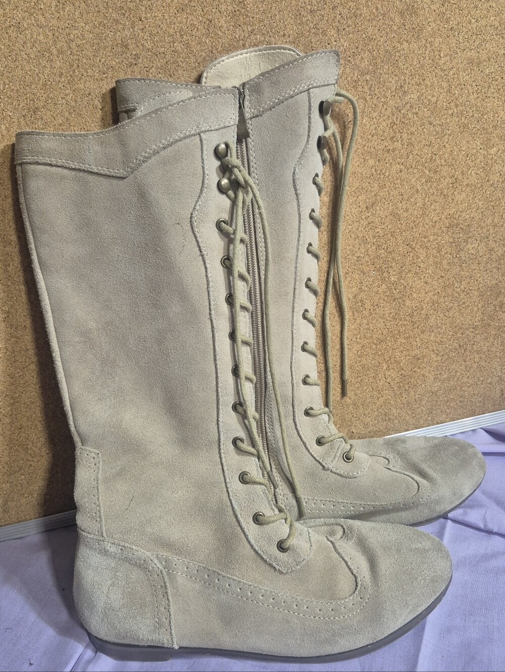 Aelin Leather Boot in Distressed Tan